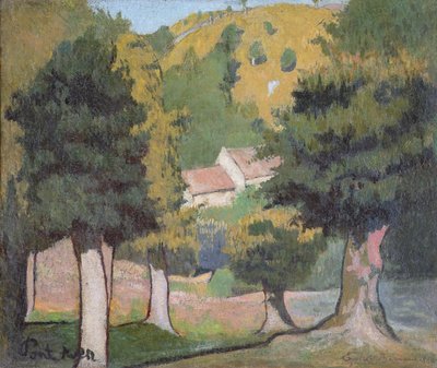 Paesaggio a Pont-Aven da Emile Bernard